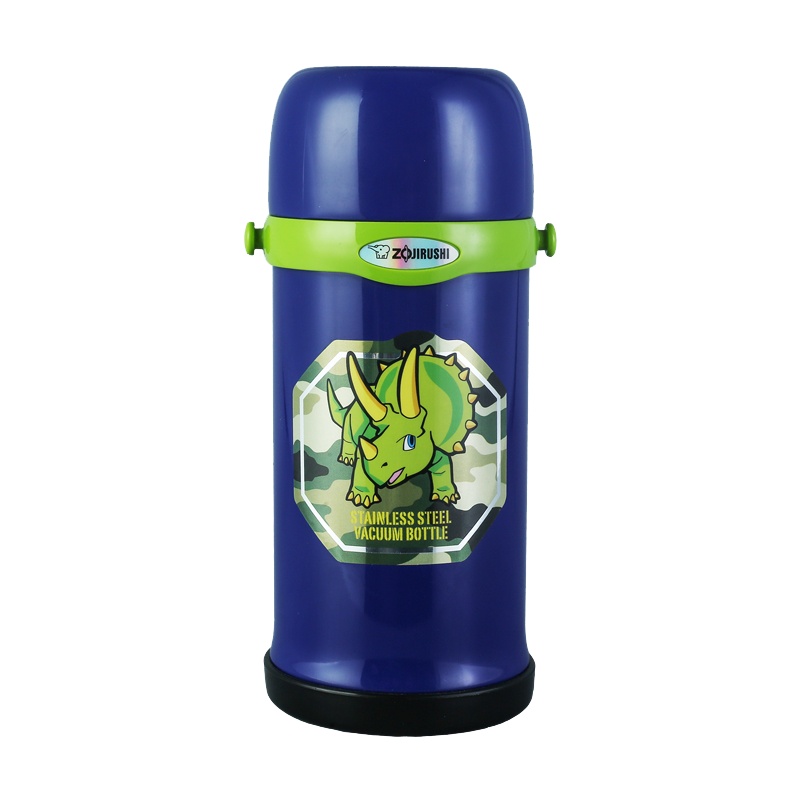象印(ZO JIRUSHI)儿童保温杯SC-MC60 学生保温壶进口304不锈钢真空吊带壶大容量便携卡通保温壶600ML