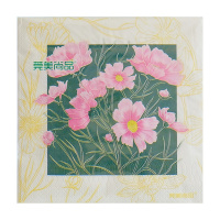 莞美尚品花开富贵格桑梅朵彩色餐巾纸原生木浆纸巾三层加厚家庭装1包