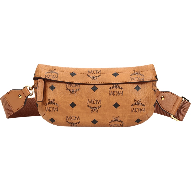 MCM 男女中性 涂层帆布单肩斜挎包腰包手拿包 MMRAAVI02