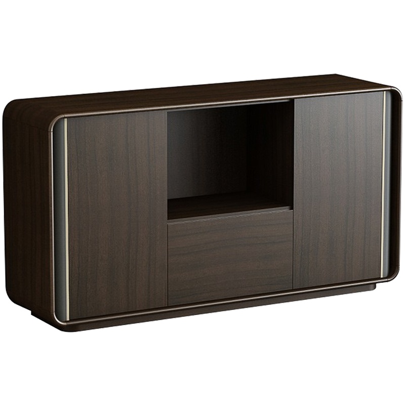 鑫金虎 茶水柜餐边柜酒柜简约轻奢板式矮柜文件柜落地储物柜会议室长条柜