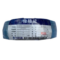 仁达(RNEA) 聚氯乙烯绝缘电线 BV 1X1mm² 单芯蓝色 100米/盘