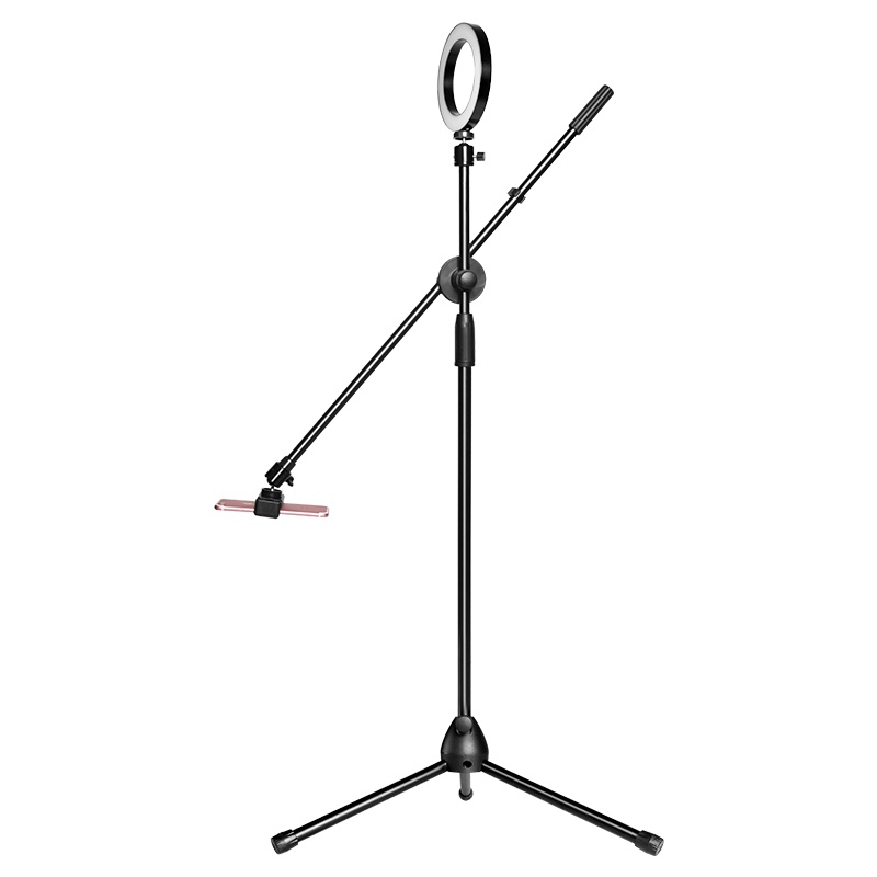 好意诗F2俯拍支架160CM-落地俯拍支架[单夹头款+16CM补光灯+蓝牙]