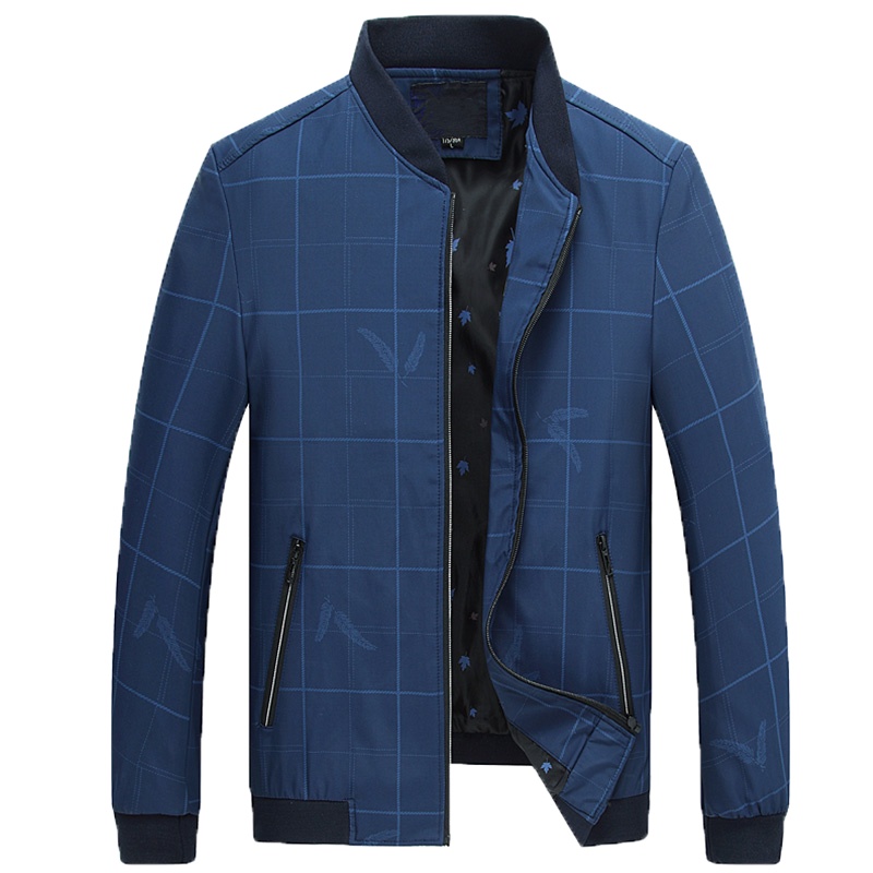 冰洁 中老年男装夹克2020新款爸爸装春秋装外套男中年商务休闲上衣