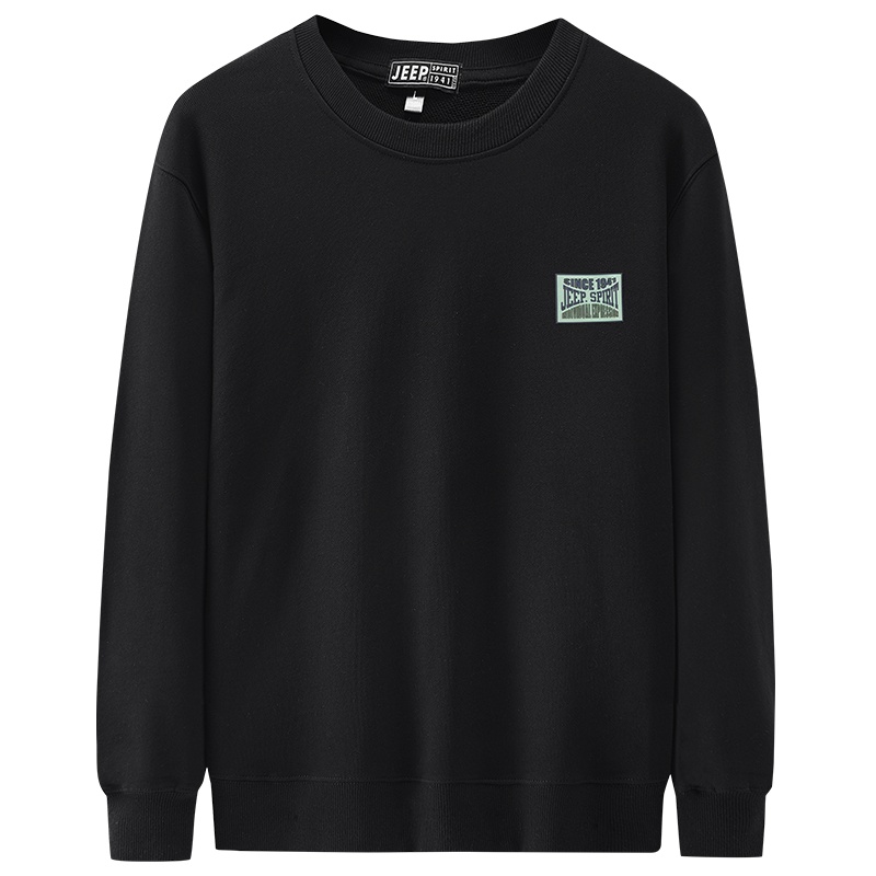 JEEP SPIRIT吉普卫衣男2021秋季新款宽松百搭慵懒风学生印花连帽男士卫衣