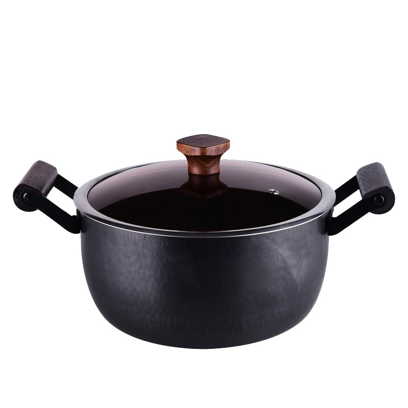 爱自由汤锅燃气加厚大容量多功能火炖锅煮粥锅耐高温家用电磁炉燃气灶通用