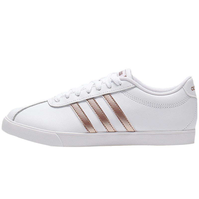 阿迪达斯女鞋板鞋COURTSET低帮小白鞋运动休闲鞋FW4168