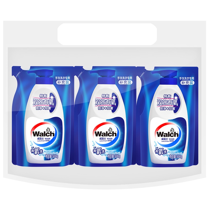 威露士(walch) 手洗洗衣液三袋装 500g*3