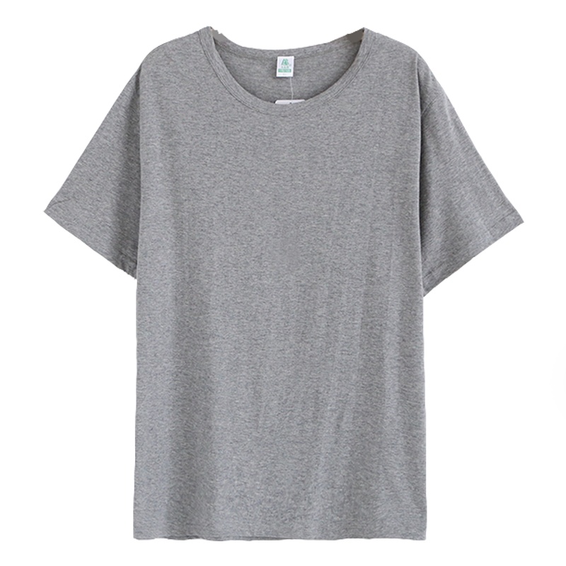 AB内衣夏季中老年人纯棉老头衫宽松透气男士圆领短袖T恤大码汗衫