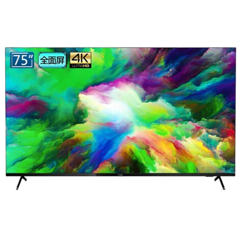 飞利浦 75PUF7565/T3 75英寸电视大屏幕HDR金属边框 4K超高清WIFI智能液晶电视机全面屏 3+16G