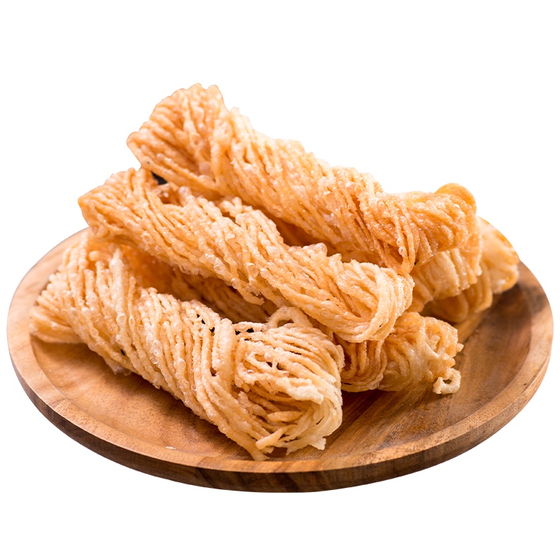 汇尔康 黄金金丝馓子400g 散子芝麻小麻花手工蝴蝶茶馓火锅食材传统零食方便速食