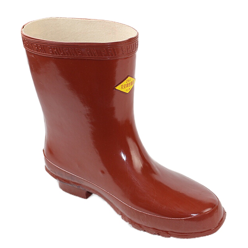 双安9384 25KV橡胶制成高压绝缘中筒电工靴 劳保鞋 42码