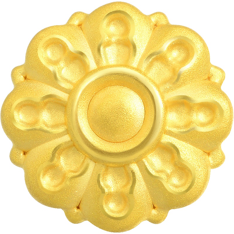 周生生(CHOW SANG SANG)金Charme串珠系列八瑞相-妙莲男女转运珠定价