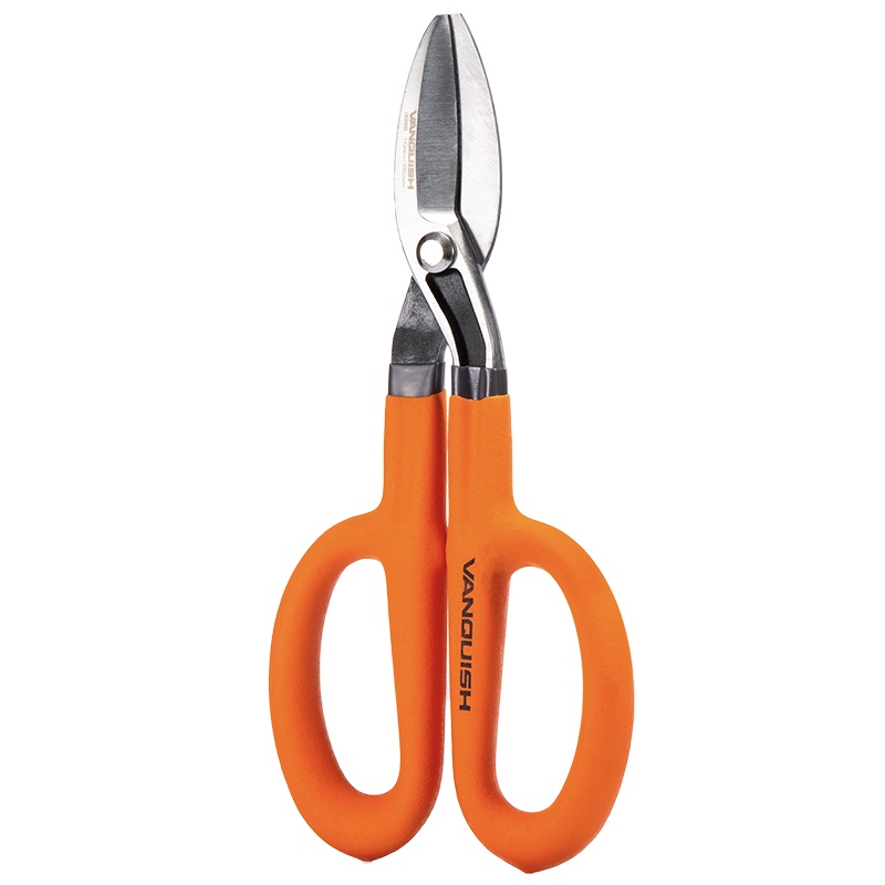 万创(VANQUISH)不锈钢铁皮剪刀航空铁丝网剪 12寸铁皮剪300mm