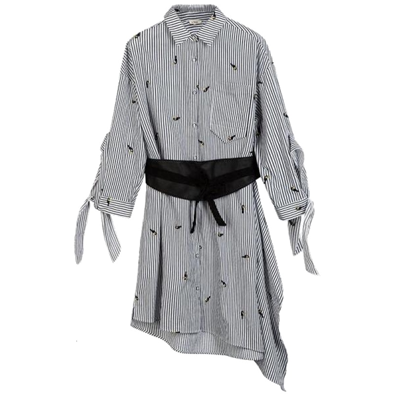 拉贝缇秋装连衣裙新款韩版中长款连衣裙女学生韩版宽松60006324