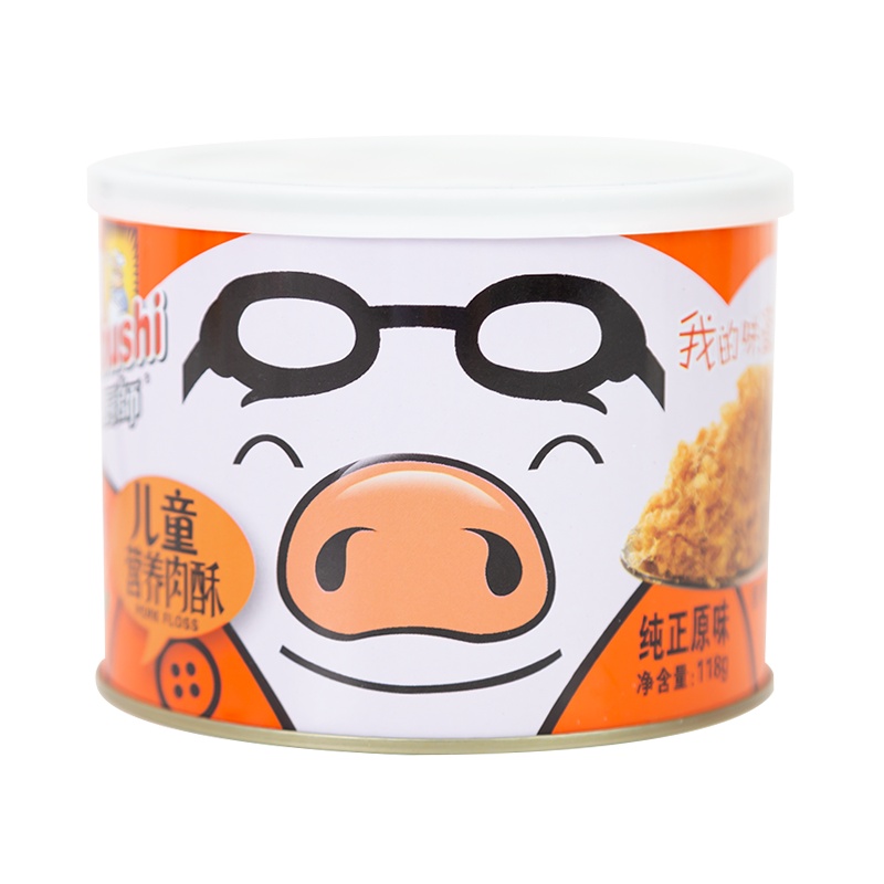 118g儿童营养肉酥(原味/铁罐)