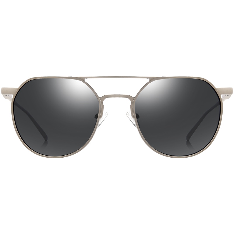 帕森(PARZIN)偏光太阳镜男 铝镁大框炫彩膜潮墨镜司机驾驶镜 8168