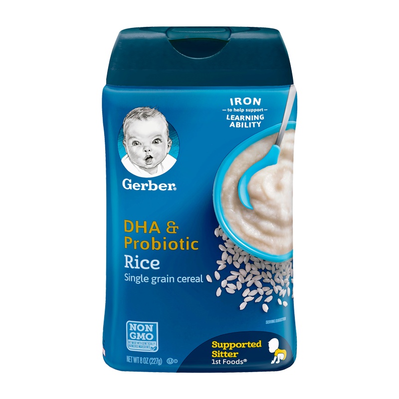 美国gerber嘉宝一段大米米粉227g