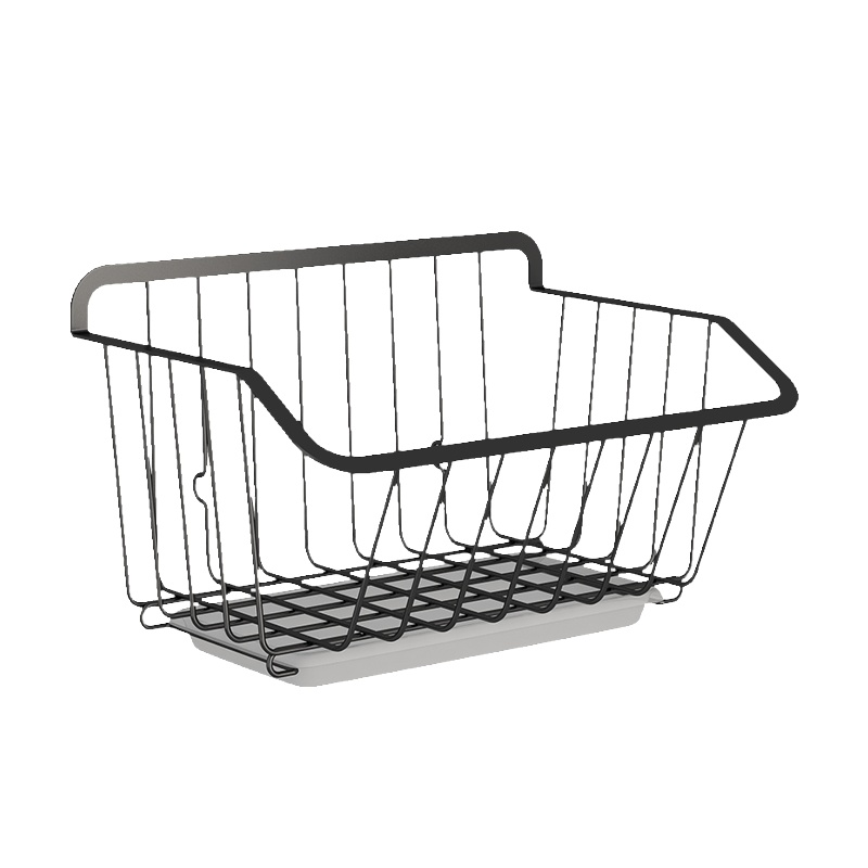 优勤厨房菜篮子置物架免打孔壁挂蔬菜收纳架果蔬篮架子沥水水果收纳筐