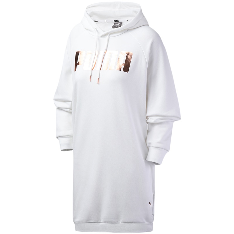 【自营】PUMA彪马女装运动服休闲连帽长袖连衣裙卫衣581770.