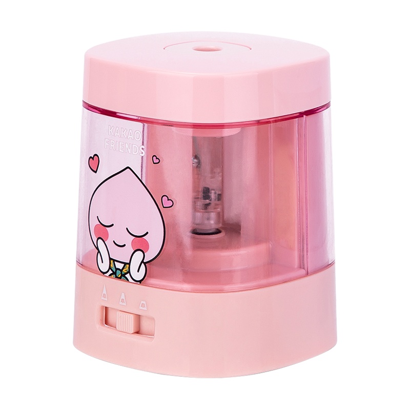 得力(deli)68658电动削笔机 粉色 学生铅笔削笔器 卡通卷笔刀转笔刀 自动削笔机削笔刀