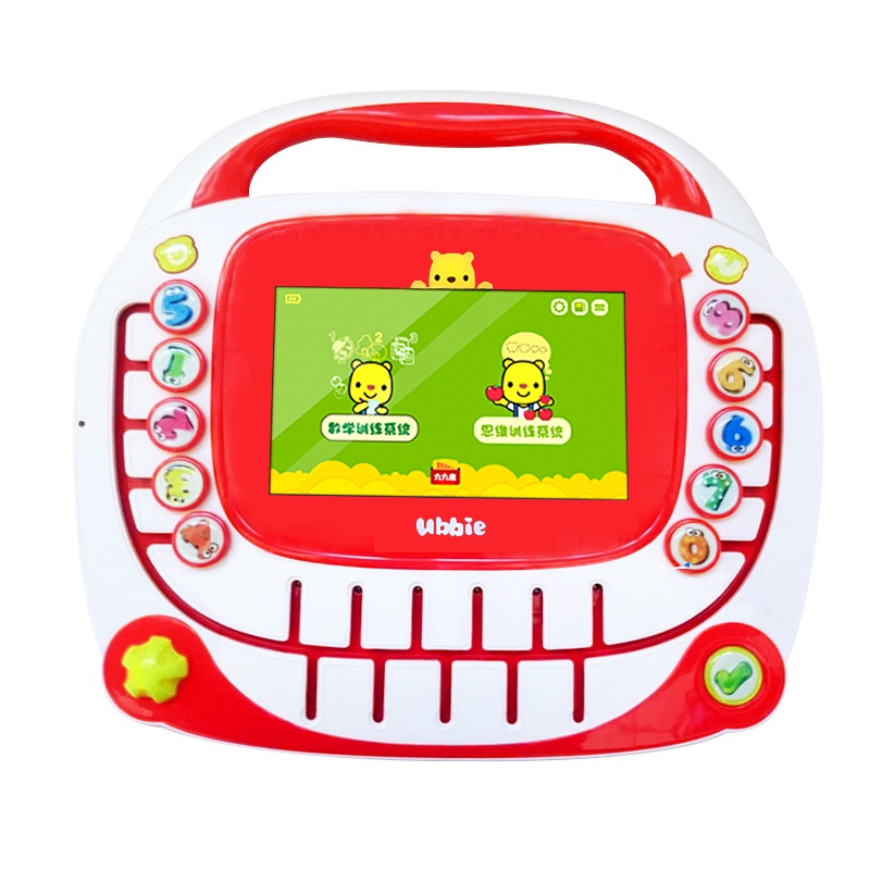 优彼（ubbie） 思维训练机 优比逻辑思维训练3-6岁儿童益智玩具平板电脑早教机学习机 红色