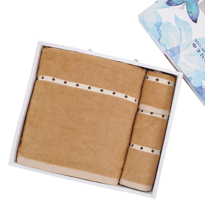 金号(KING SHORE) 全棉三件套礼盒 毛巾 浴巾 方巾套巾组合4302礼盒32.5*28.5*6.5cm