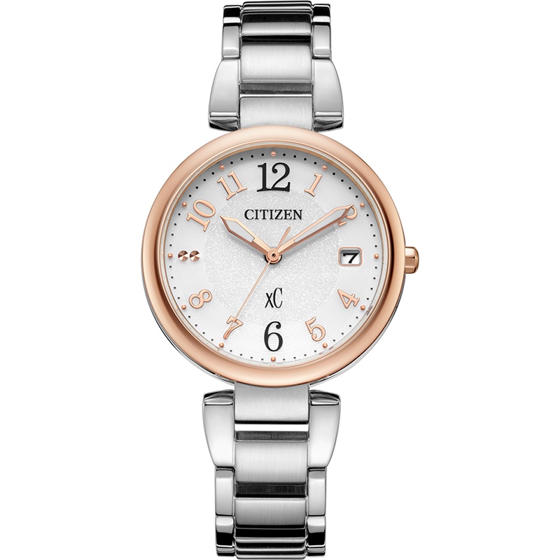 西铁城(CITIZEN)手表 光动能XC日期显示时尚女表EO1195-51A