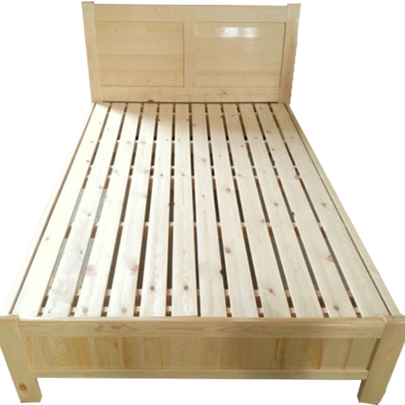 卡里鳄实木木质床KLE—SMC10原木色木床