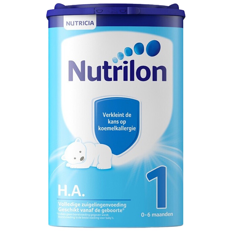 Nutrilon荷兰牛栏 半水解奶粉HA 1段 750g/罐(0-6个月)