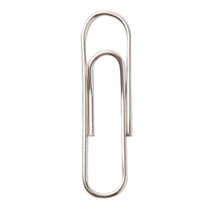 晨光(M&G)文具3#镀镍防锈盒装回形针 金属曲别针 办公用品 100枚/罐