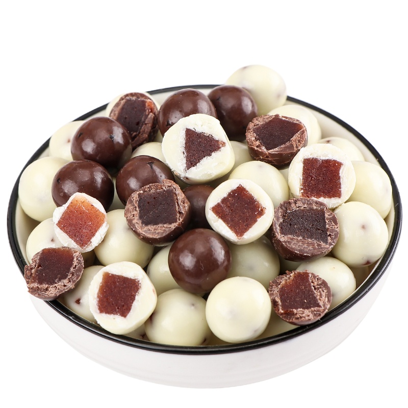 巧克力水果糖500克休闲零食巧克力果球糖网红糖孩之宝喜糖混合口味糖果