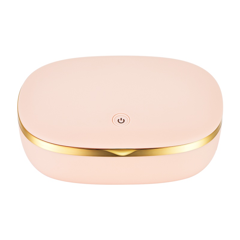 超声波清洗机清洁机眼镜清洗机家用洗眼镜机便携式手表牙套首饰清洗器 莫兰迪粉 GT-M1