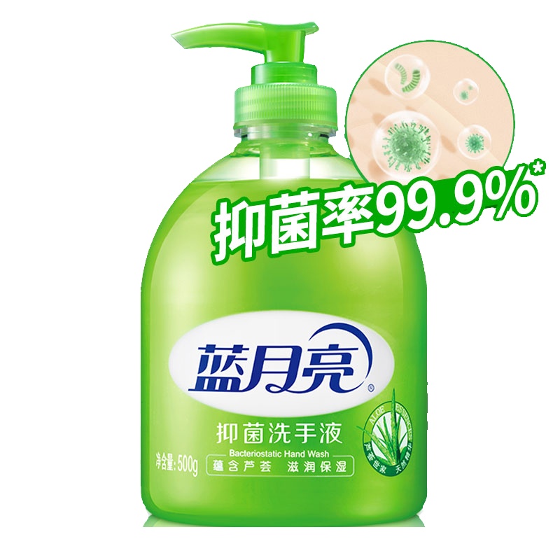 蓝月亮·500ml洗手液-芦荟 yjj单位:件