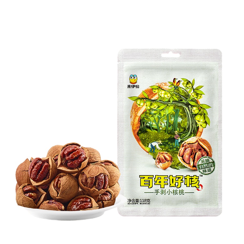 来伊份-手剥小核桃118g*3