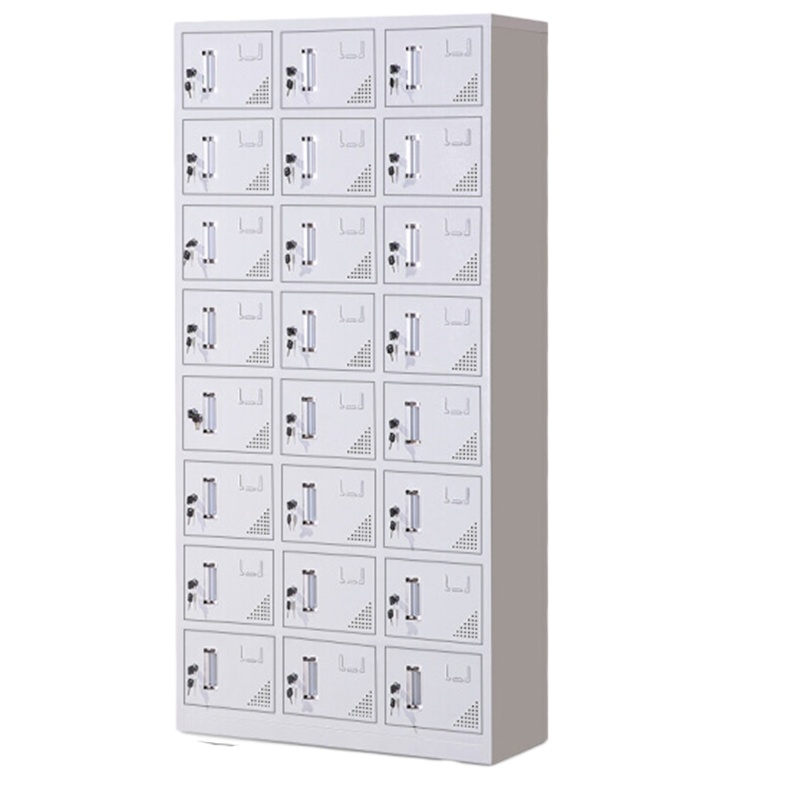 佐盛 储物柜铁皮柜 存包柜鞋柜碗柜24门 SQ