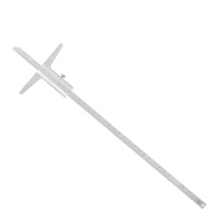 哈量连环 深度游标卡尺 测量孔深 台阶 卡尺 优质碳钢深度游标卡尺 镀铬更耐磨损 0-200_0.02mm