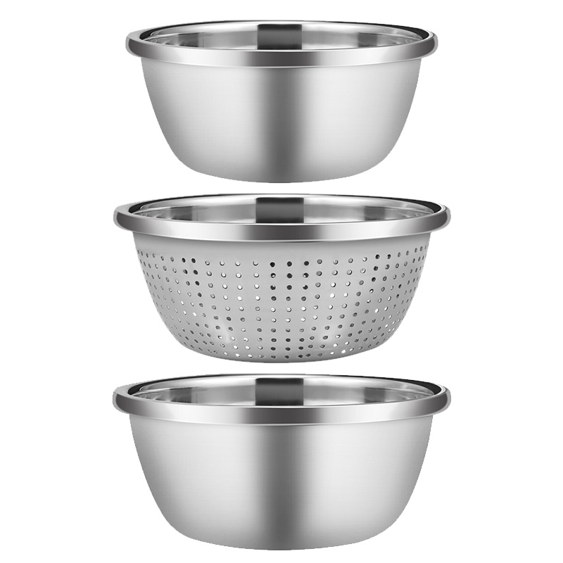 康巴赫KOU3A不锈钢盆三件套