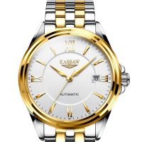 卡梭(KASSAW)手表男自动机械表进口机芯时尚商务防水手表日历男表SK.K818G
