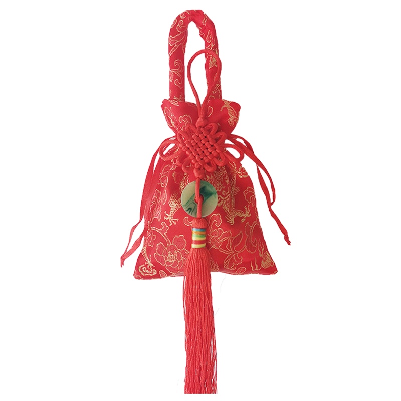 费列罗巧克力结婚喜糖费列罗榛果威化巧克力礼盒装布艺中国结礼袋拎袋6颗装