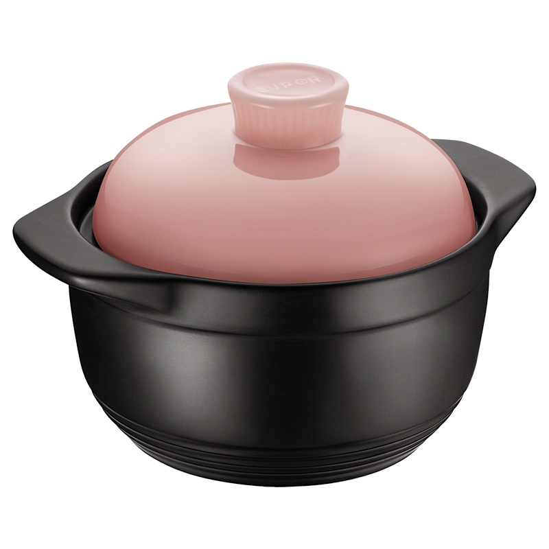 苏泊尔(SUPOR)新陶养生煲怡悦系列砂锅陶瓷煲炖锅新陶养生煲煮粥煮饭明火专用1.5L EB15CAT01送汤勺竹垫手套