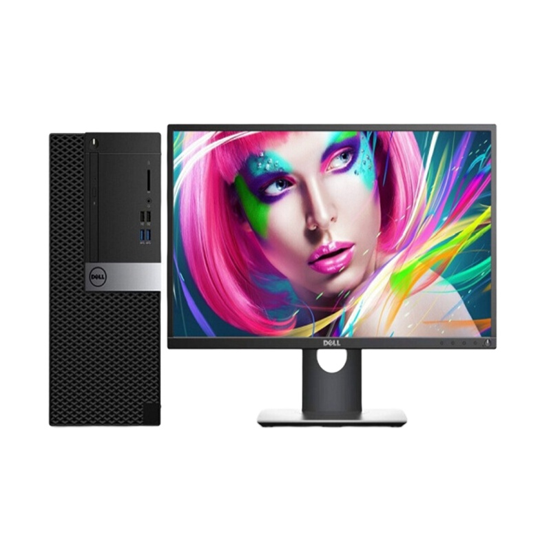 戴尔 DELL 5080台式机 i7-9700/16G/2T硬盘/集成显卡/23.8显示器/含教室管理软件