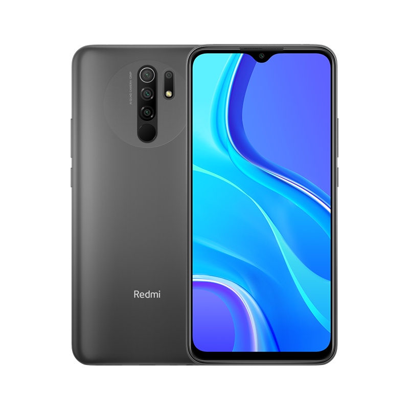 小米 (MI)Redmi 9 碳素黑 6GB内存 128GB存储  HelioG80游戏芯  5020mAh大电量  1080P全高清 全场景AI四摄  4G游戏学生拍照手机