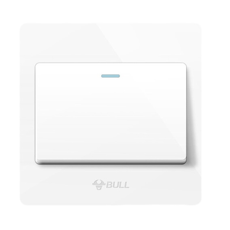 公牛单开面板86型