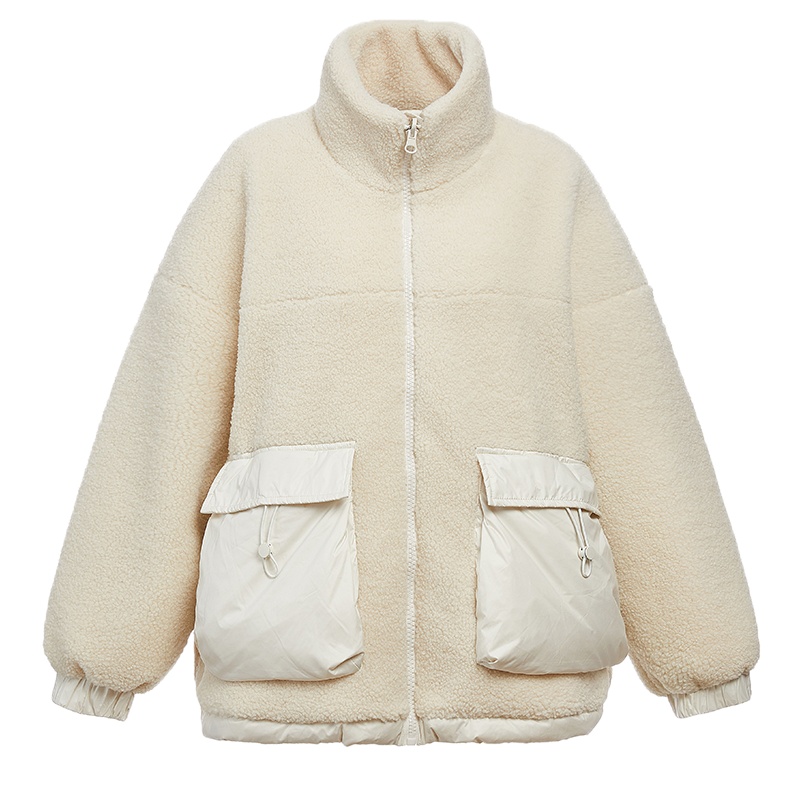 鸭鸭(yaya)新款女士双面韩版休闲宽松青春流行羽绒服潮