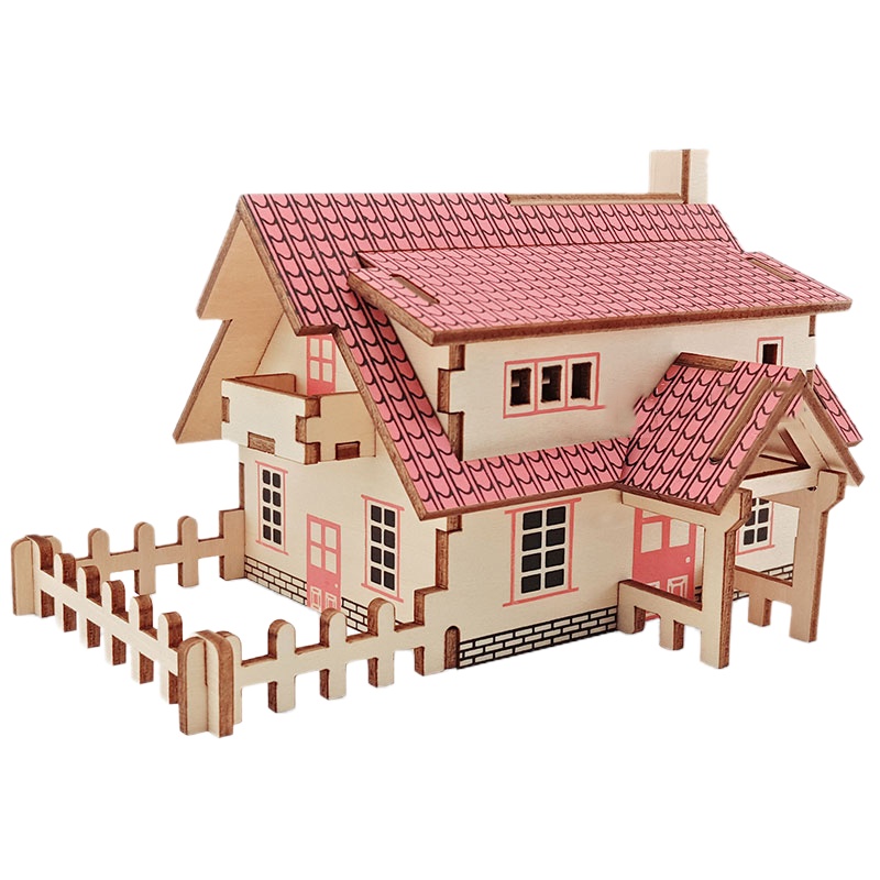 3D立体木质拼图 款式随机