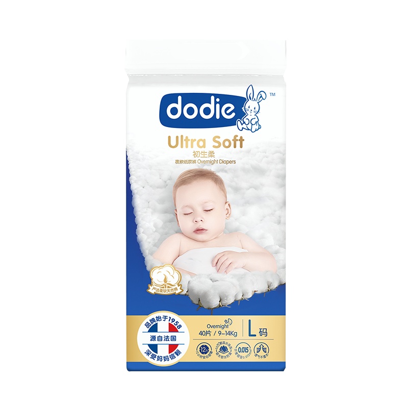 杜迪 Dodie甜睡柔护·夜款婴儿纸尿裤(L)