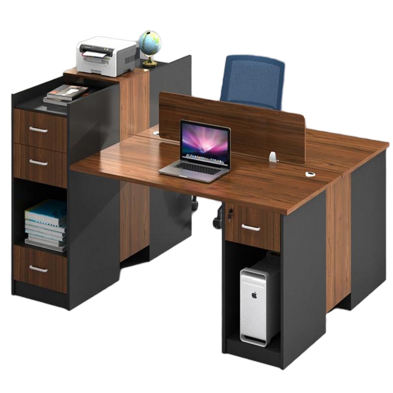 职员工位办公桌单双人屏风卡位财务桌椅组合中式工位电脑桌子 GW