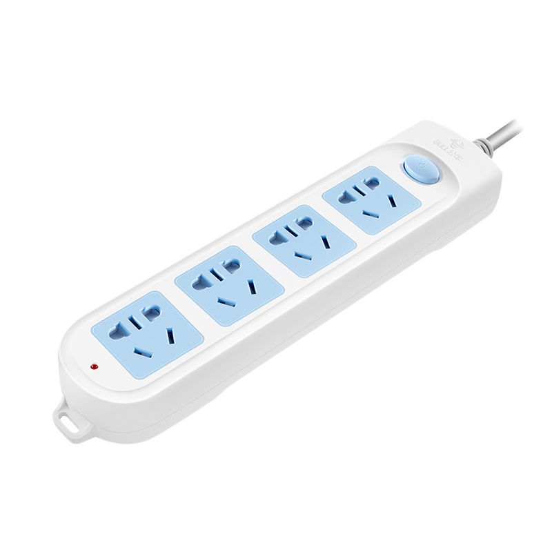 BULL公牛插座 GN-601 1.8米带开关接线拖线板4孔位排插板插座