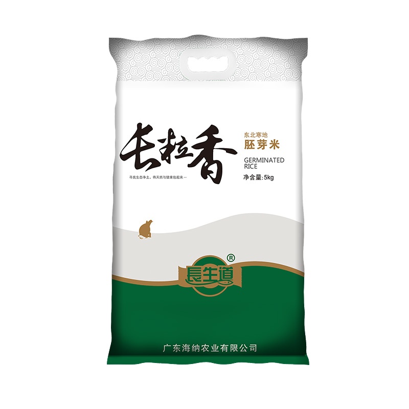 长生道 长粒香胚芽米5kg 东北大米10斤装