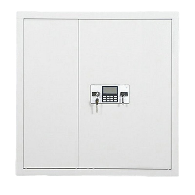 逐鹿中原保密柜财务档案安全柜储物柜保险柜电子密码锁文件柜办TY041单节灰白色液显锁(带抽屉) 1mm